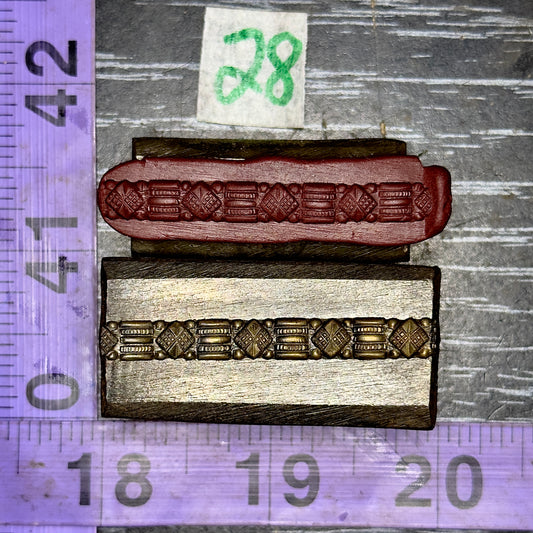 Single wire die steel impression #28