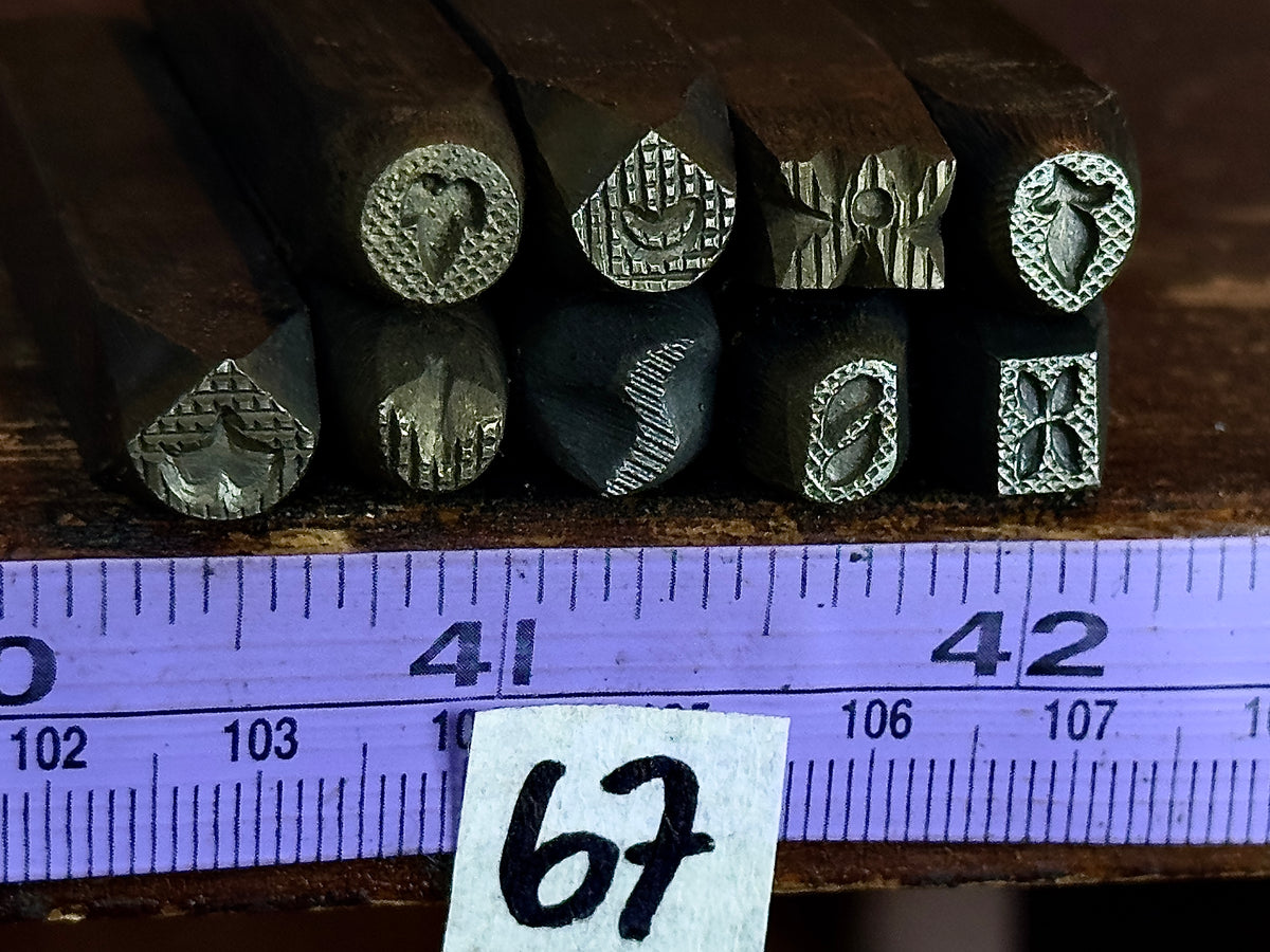 Textured stamp pack #67, 9 piece