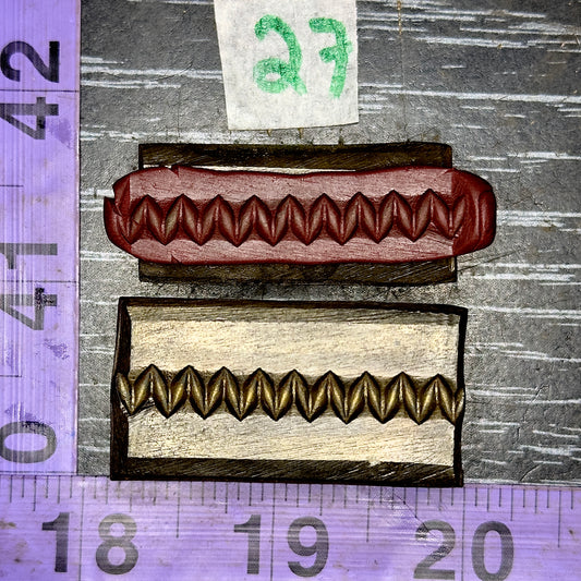 Single wire die steel impression #27