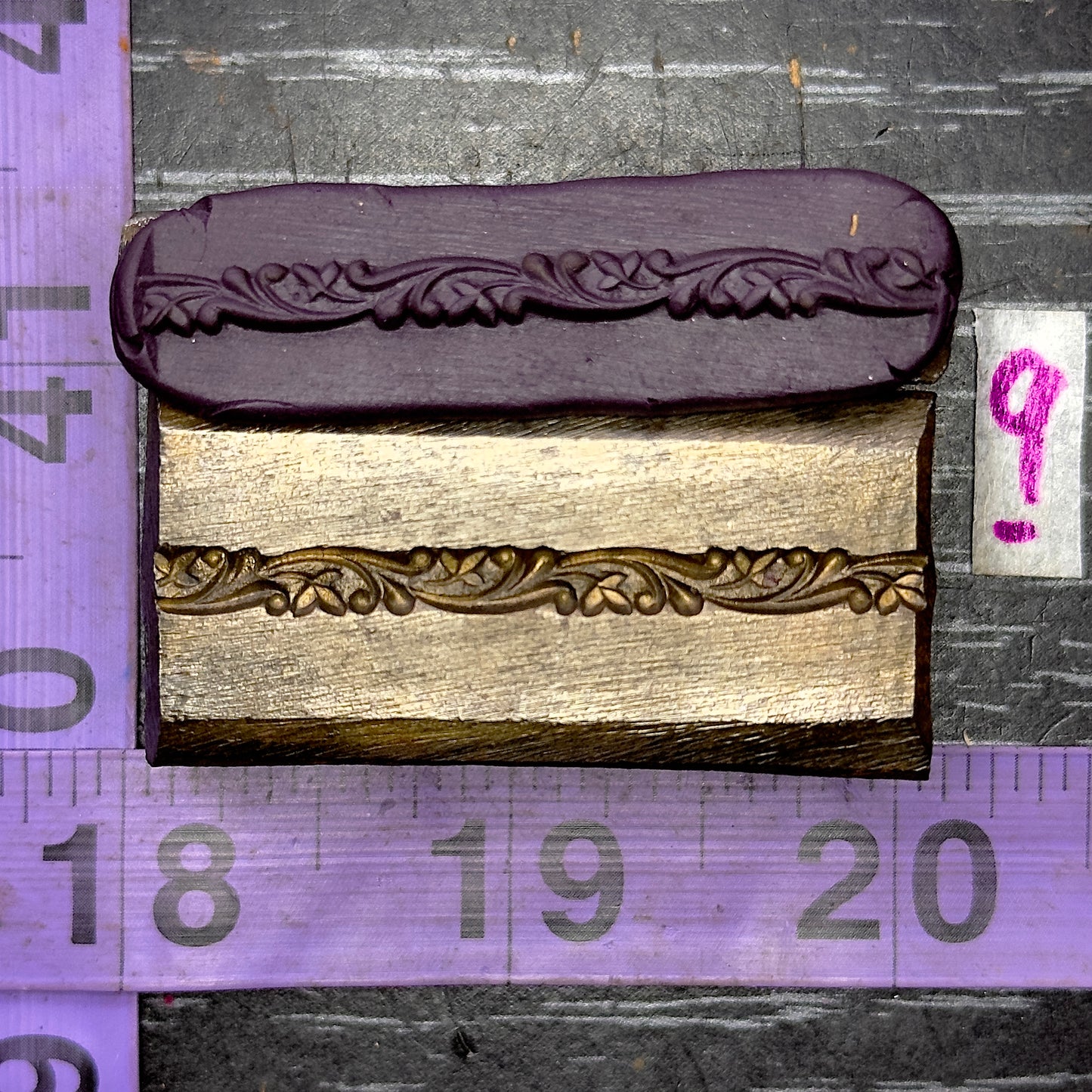Single wire die steel impression #9
