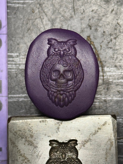 Owl skull impression die steel