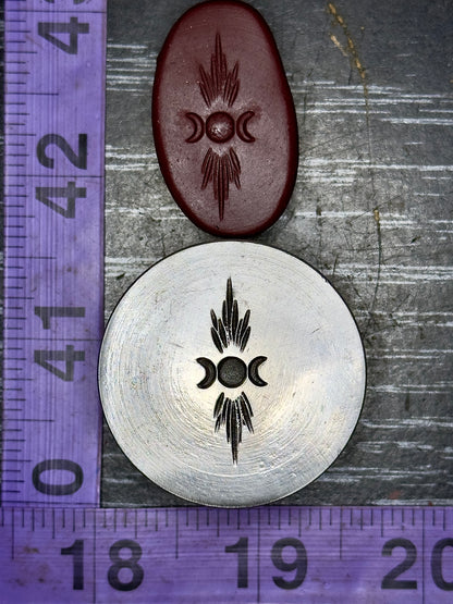 Fantastic triple moon steel impression die