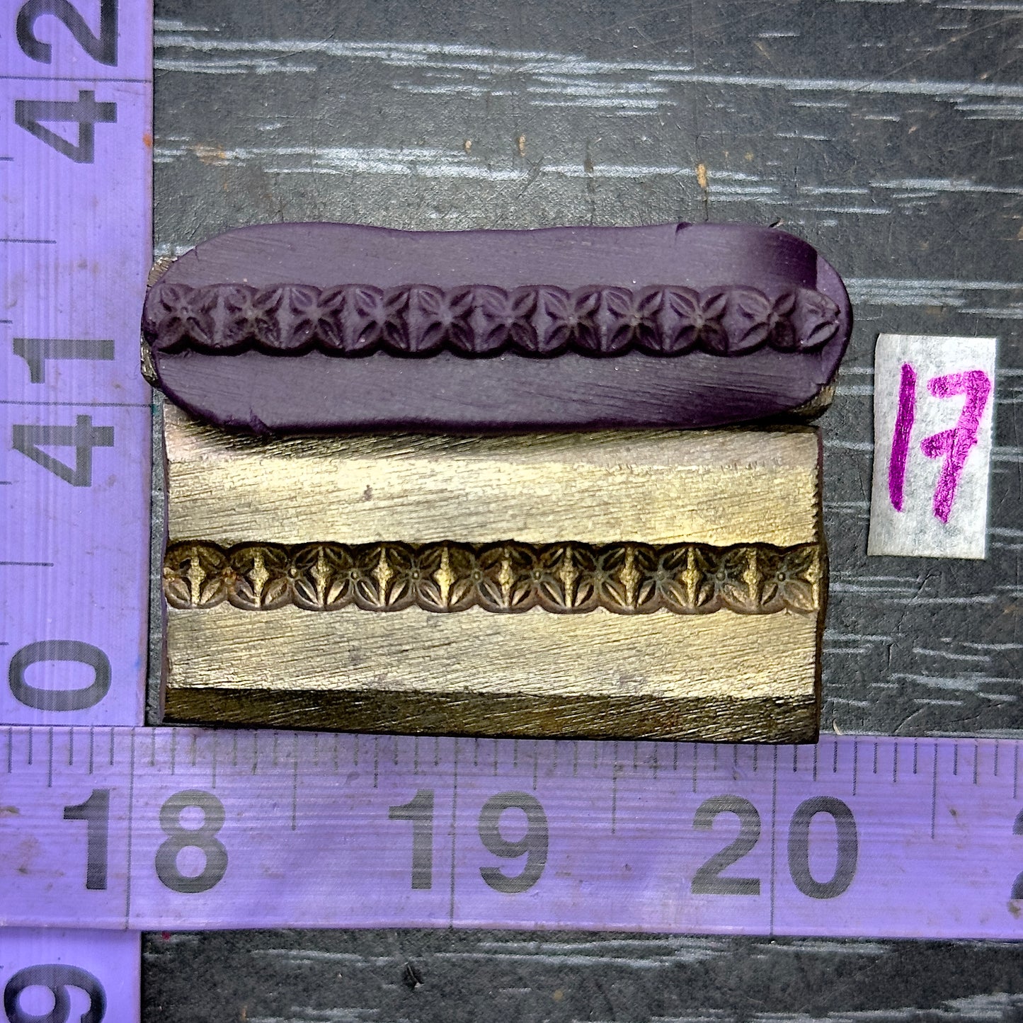 Single wire die steel impression #17