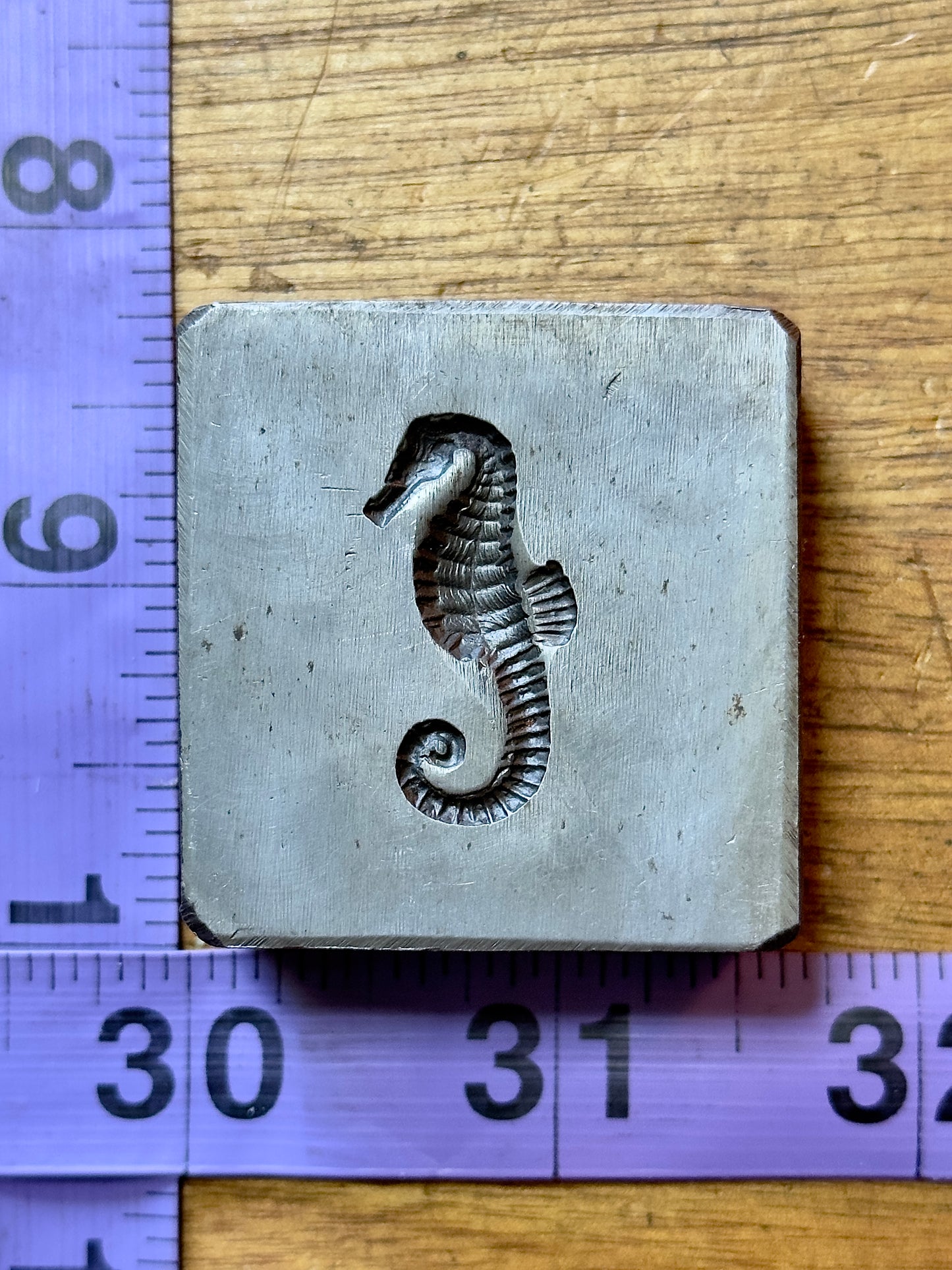 Seahorse steel impression die