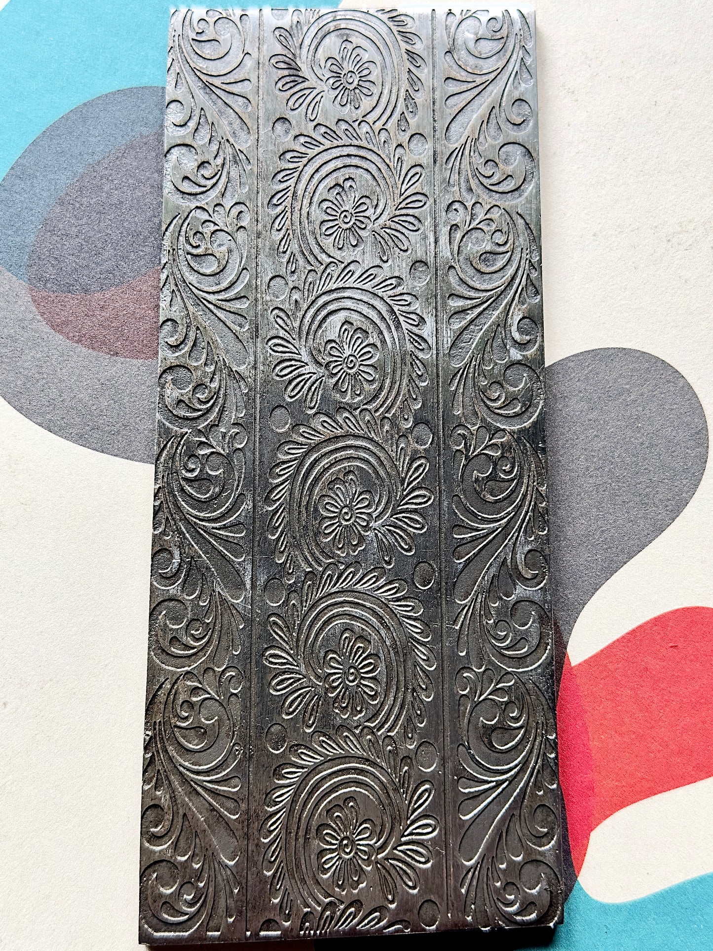 Texture/rolling mill plate set of 3