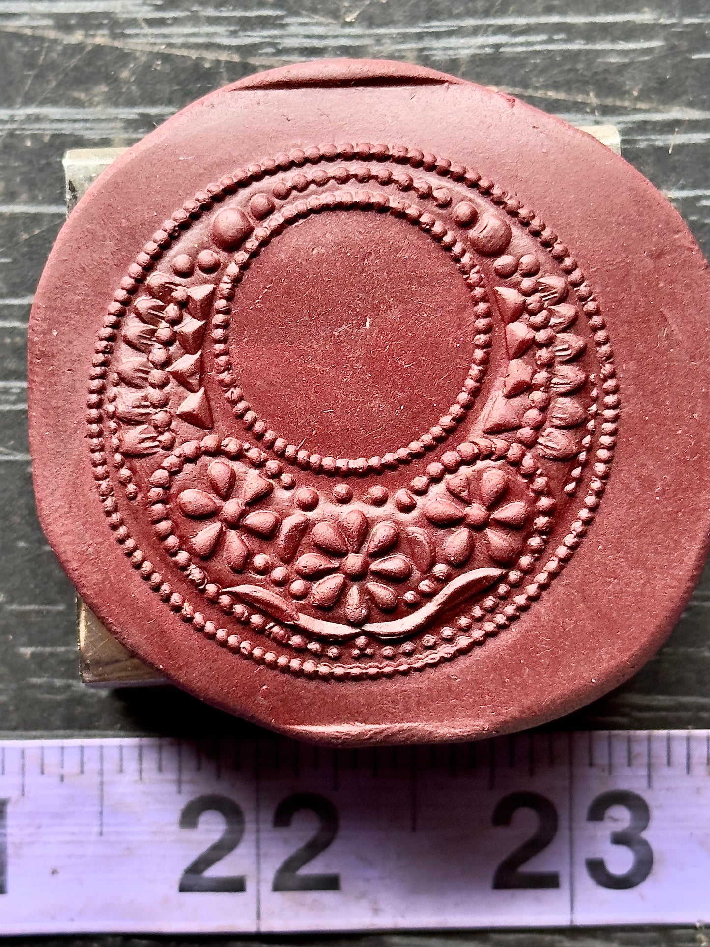 Crescent Moon steel impression die #15