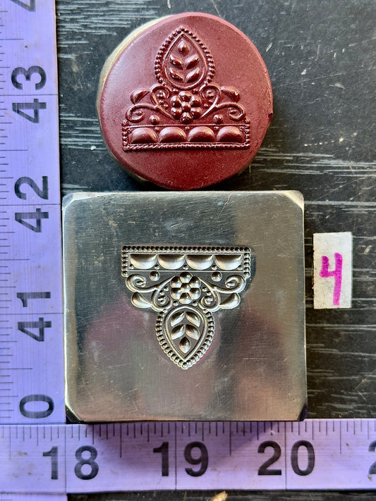 Mandala impression die steel #4