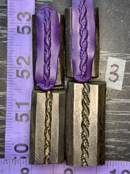 Single wire die steel impression 2 piece set #3