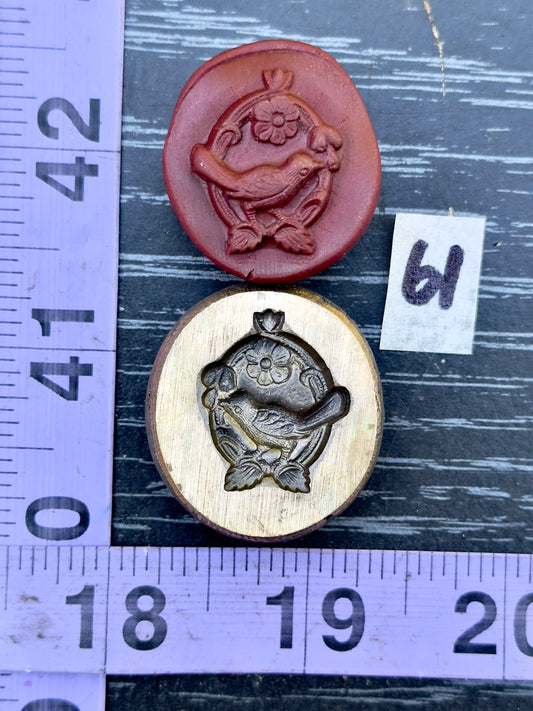 Bird bronze impression die #61
