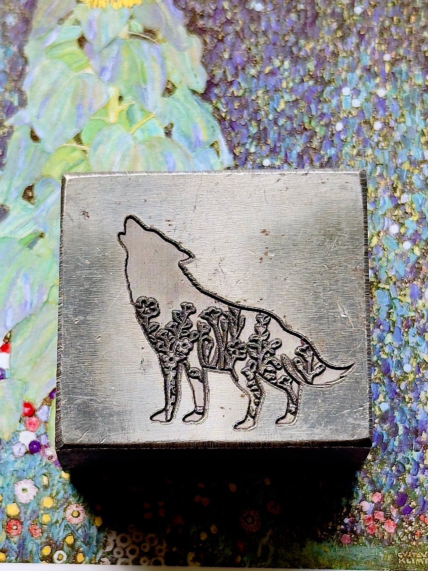 Wild Flower Howling Wolf