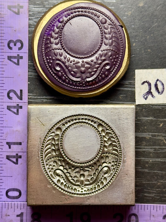 Crescent Moon steel impression die #20