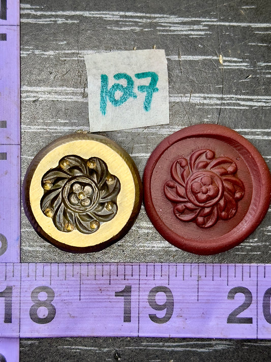 Flower bronze impression die #127