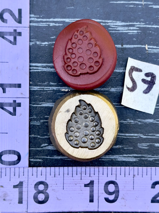 Leaf Bronze impression die #57