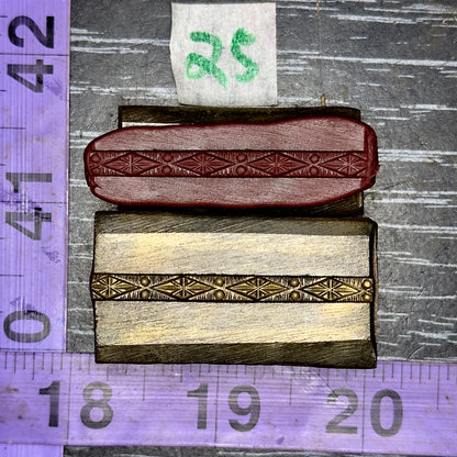 Single wire die steel impression #25