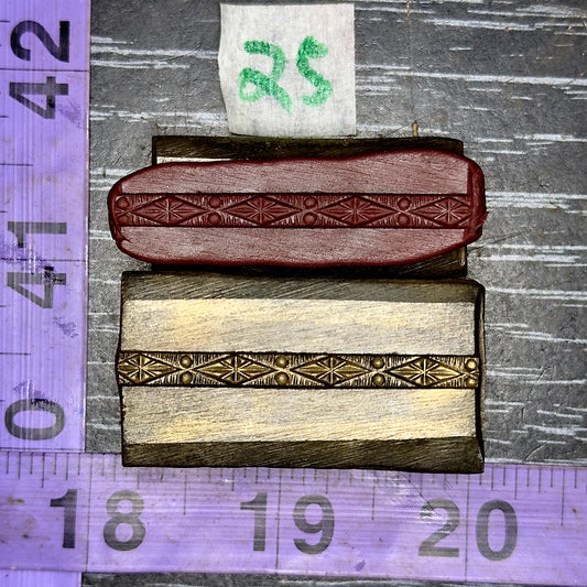 Single wire die steel impression #25