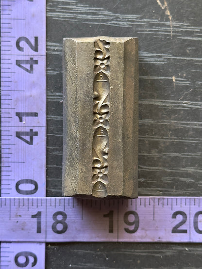 Fish and flowers Single wire die steel impression