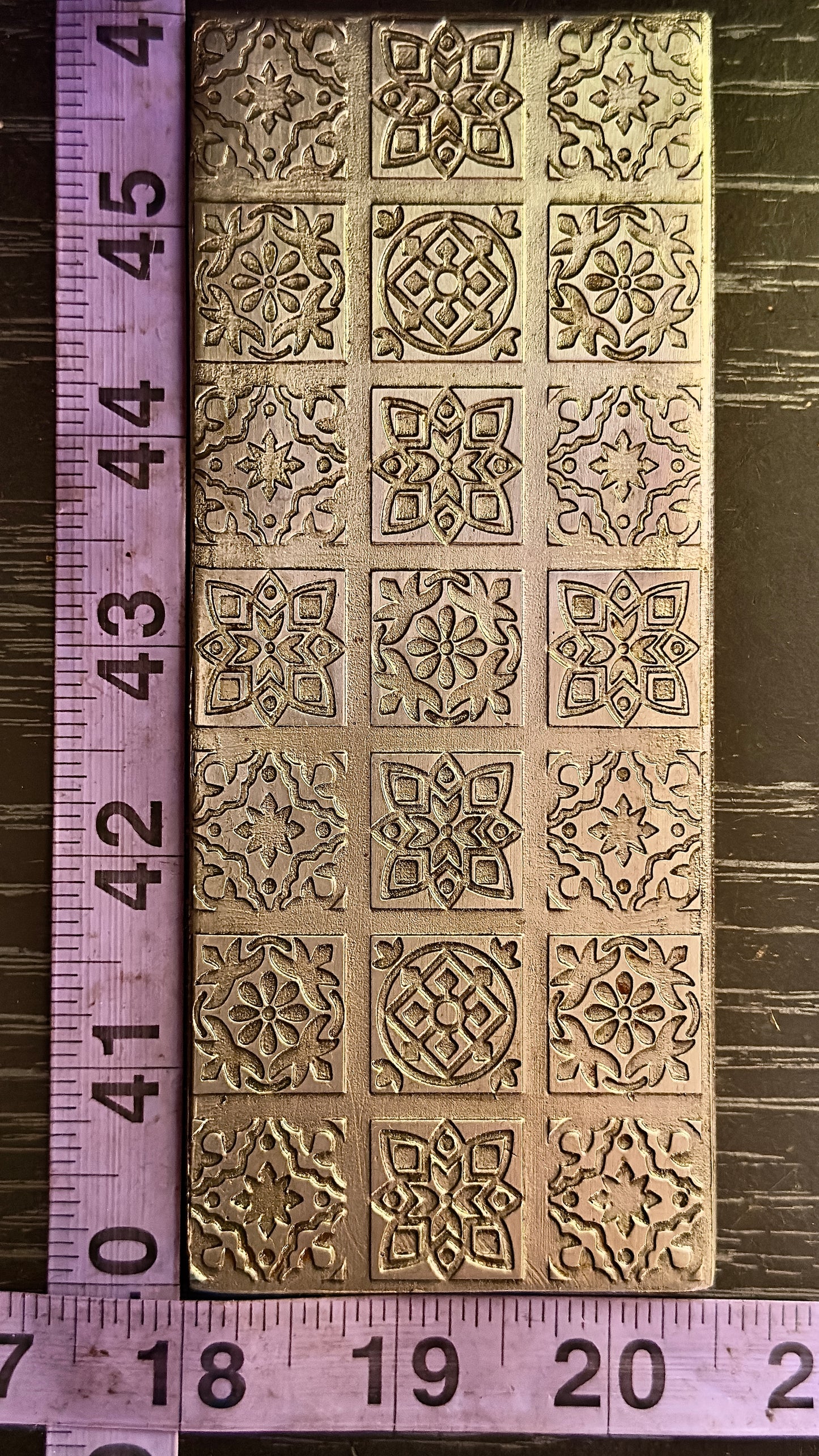 Floral Tiles Texture/rolling mill plate #43