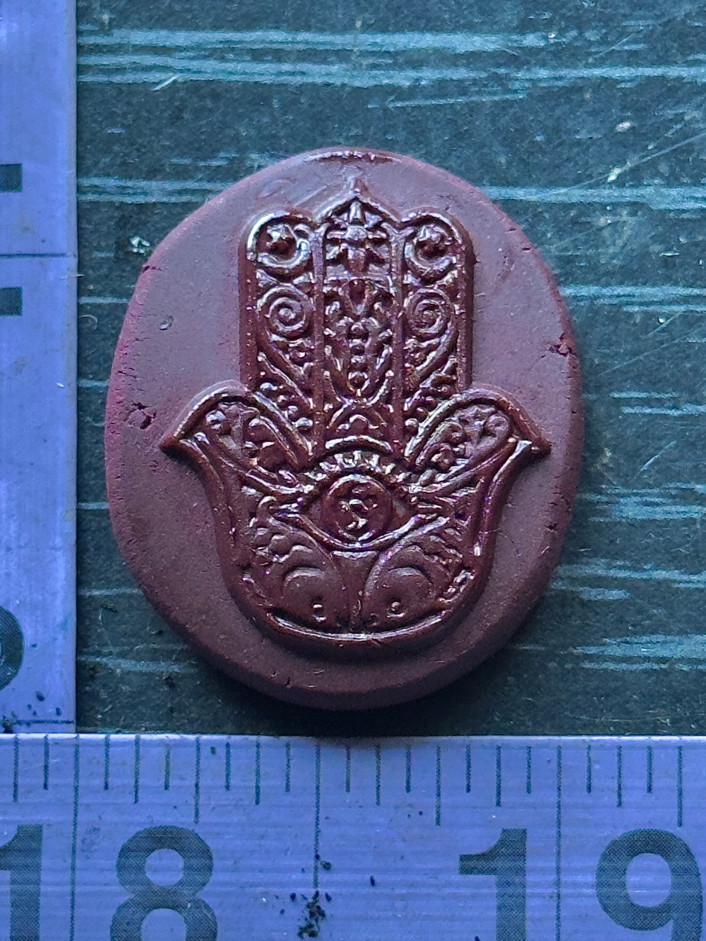 Lucky Hamsa steel impression die