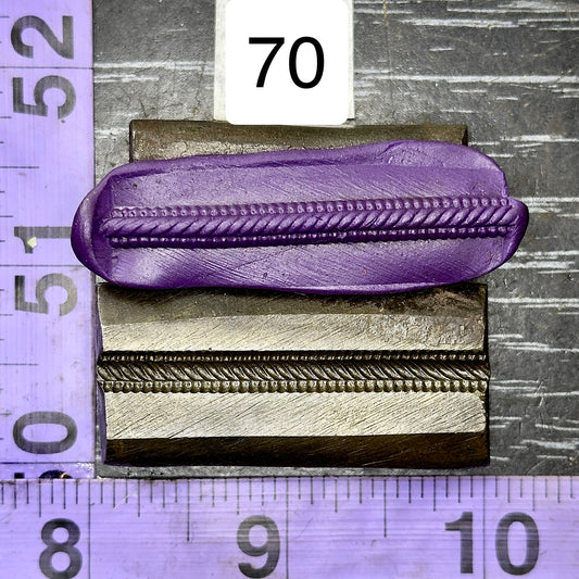 Single wire die steel impression #70