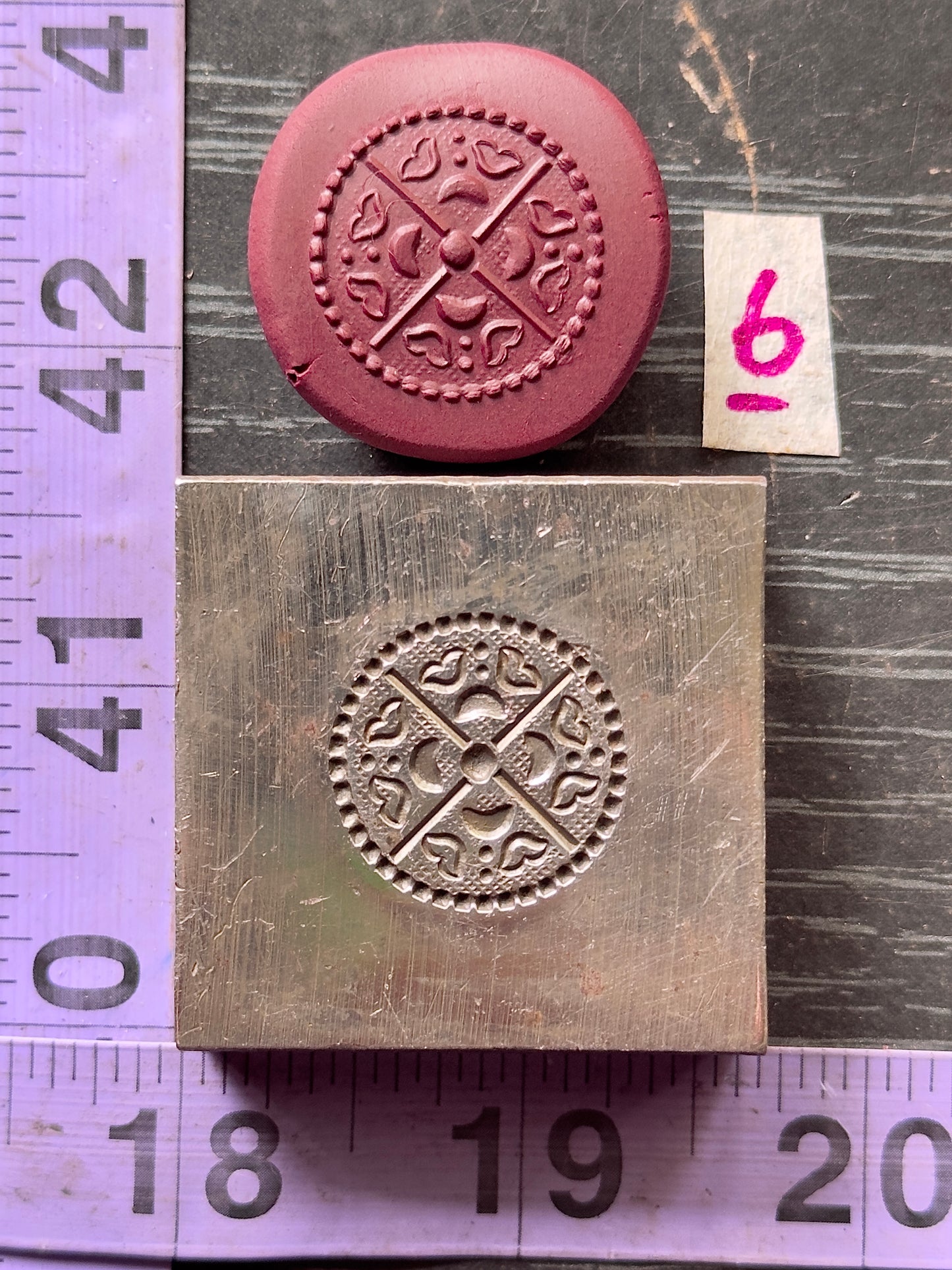Little steel impression die 6