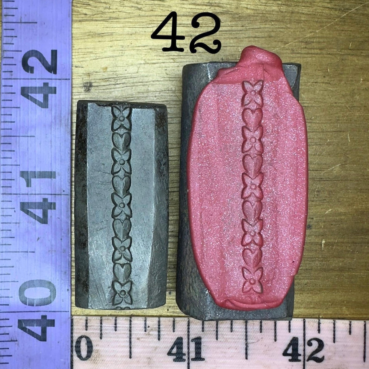 Single wire die steel impression #42