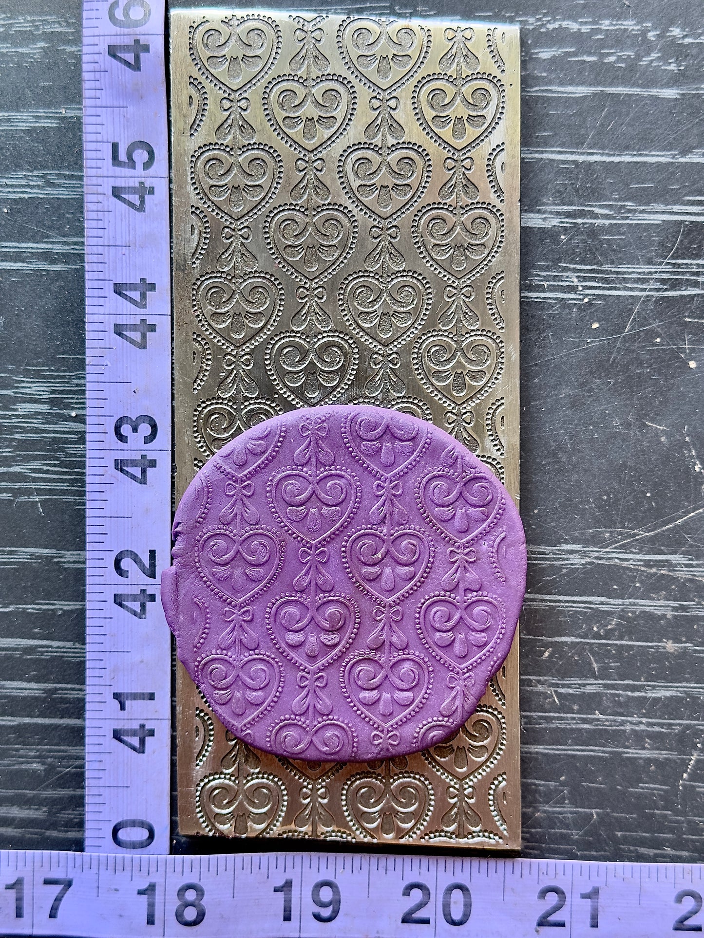 Hearts Texture/rolling mill plate