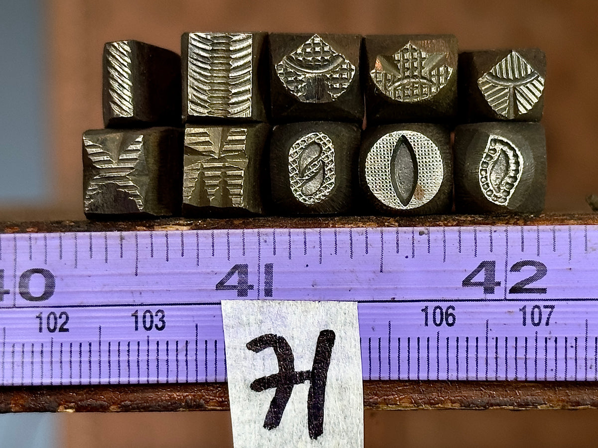 Textured stamp pack #71, 10 piece
