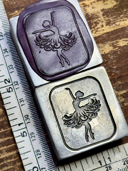 Ballerina silhouette steel impression die