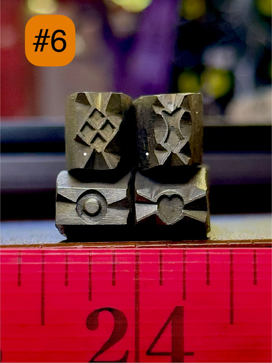 Channel stamp pack #6, 4 piece