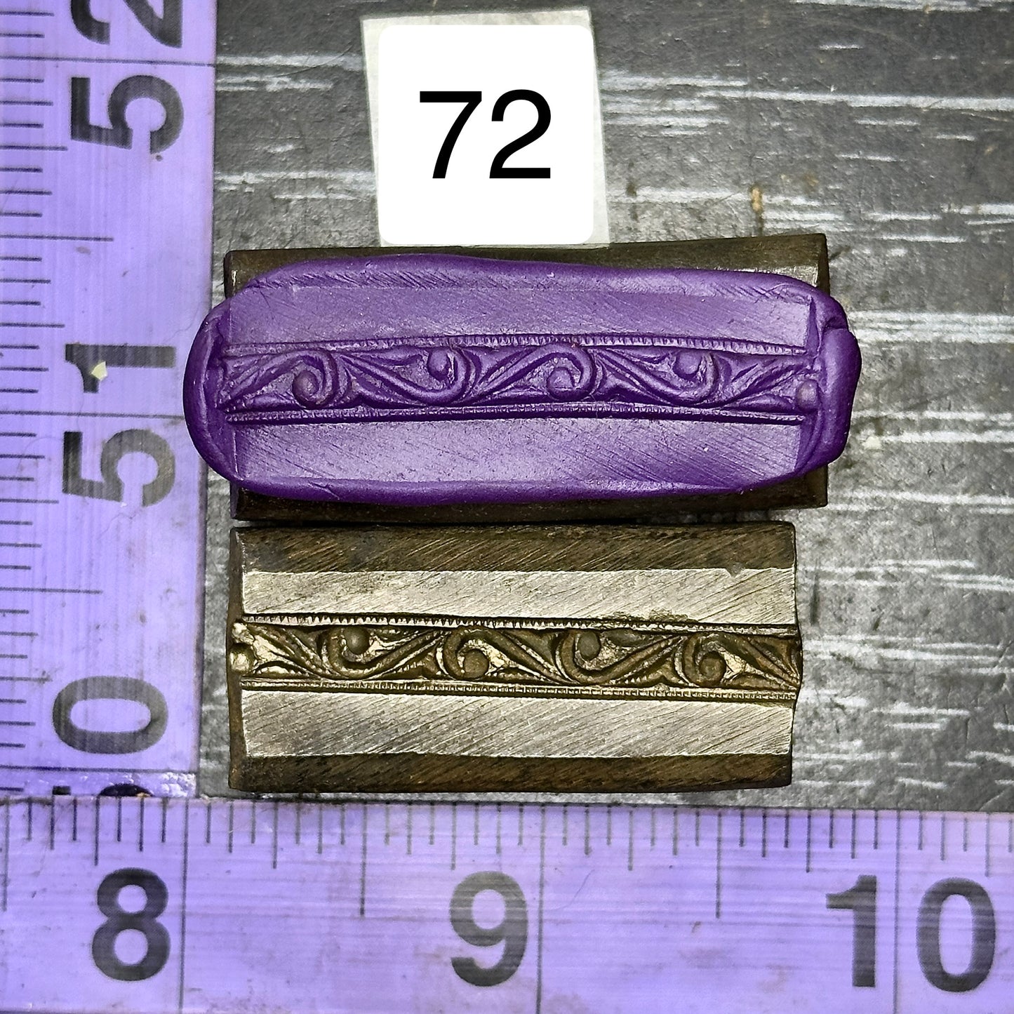 Single wire die steel impression #72