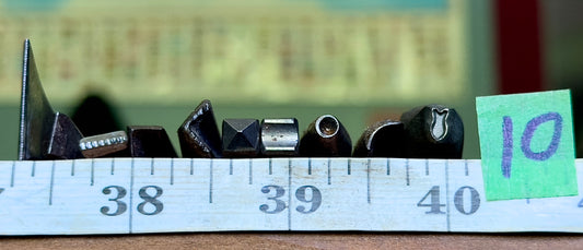 Textured stamp pack #10, 10 piece