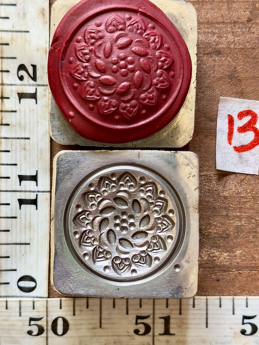 Mandala impression die steel #13