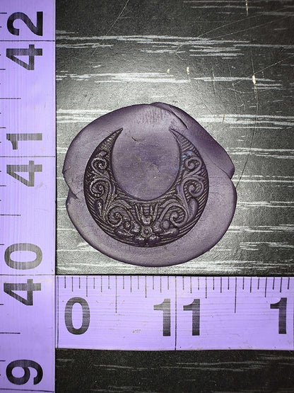 Fancy Crescent Moon steel impression die #1