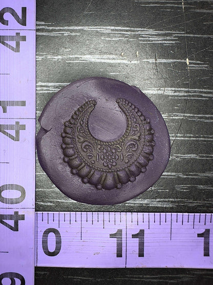 Fancy Crescent Moon steel impression die #3