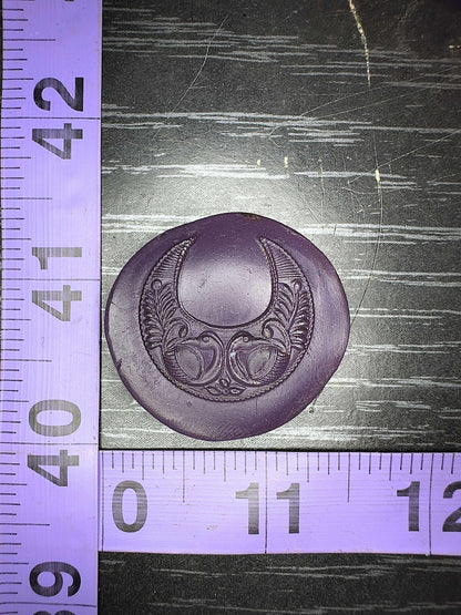 Fancy Crescent Moon steel impression die #5