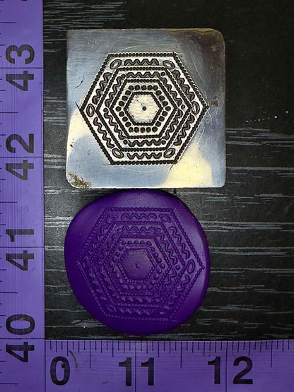 Hexagon shallow impression steel die