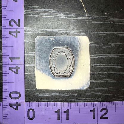 Mini frame, stone setting impression die steel #2