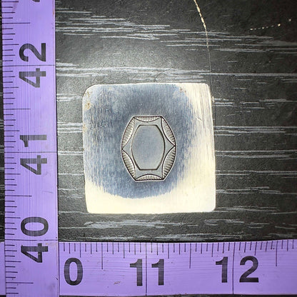 Mini frame, stone setting impression die steel #4