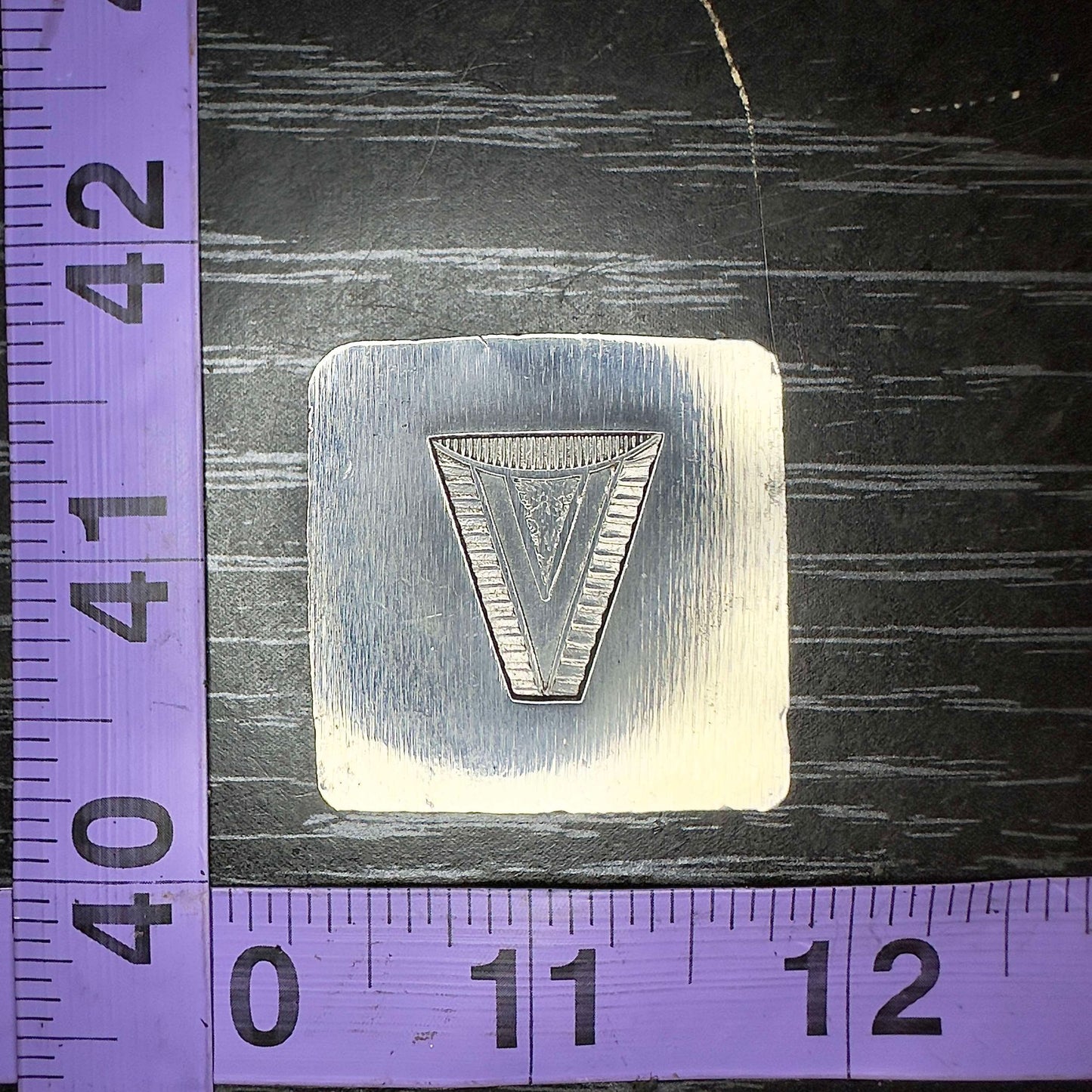 Mini frame, stone setting impression die steel #9