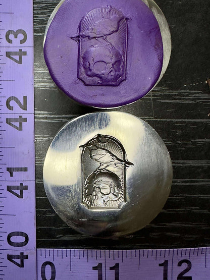 The nevermore raven steel impression die