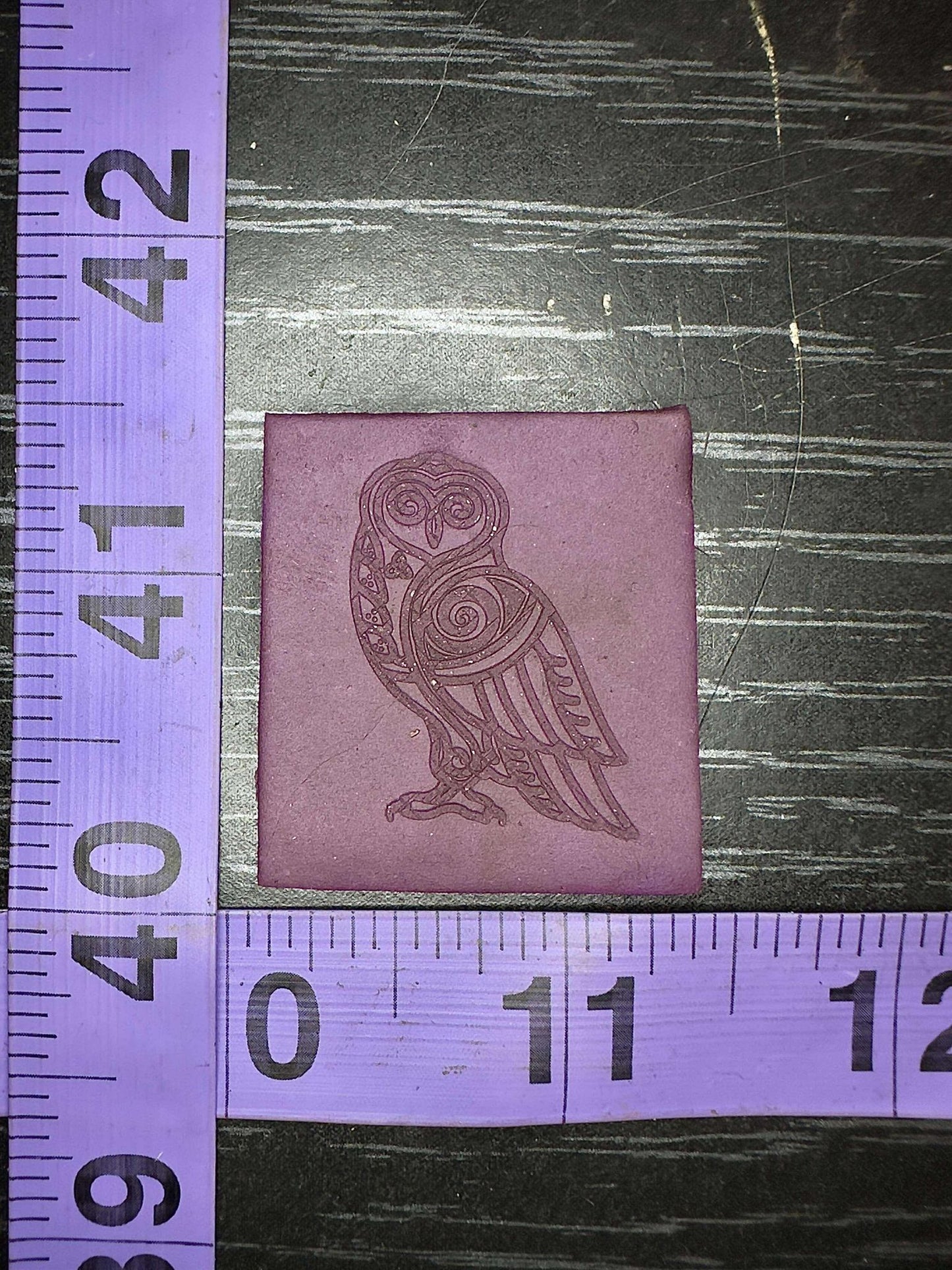 Celtic Owl impression die steel