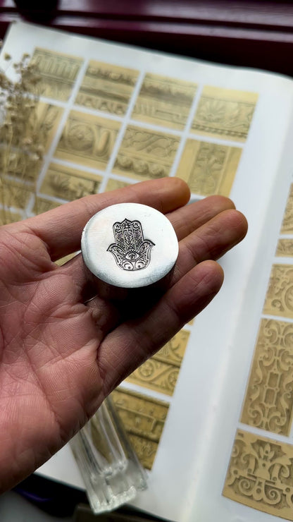 Lucky Hamsa steel impression die