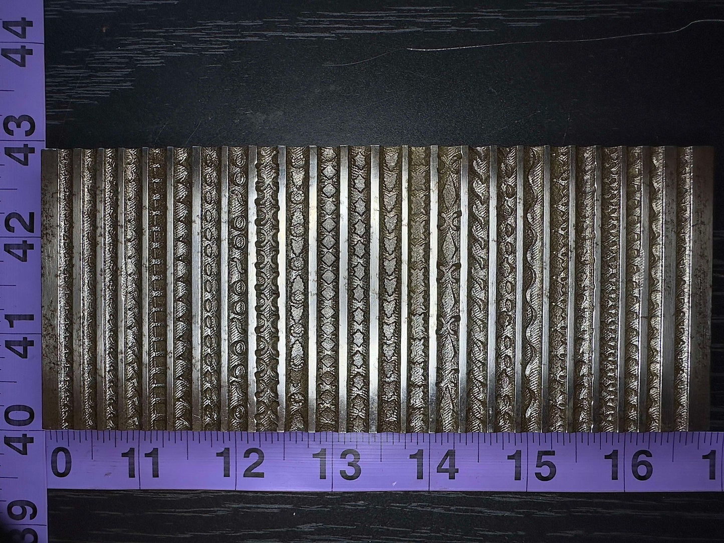 Multi channel, range of gauges wire die, steel plate. #2