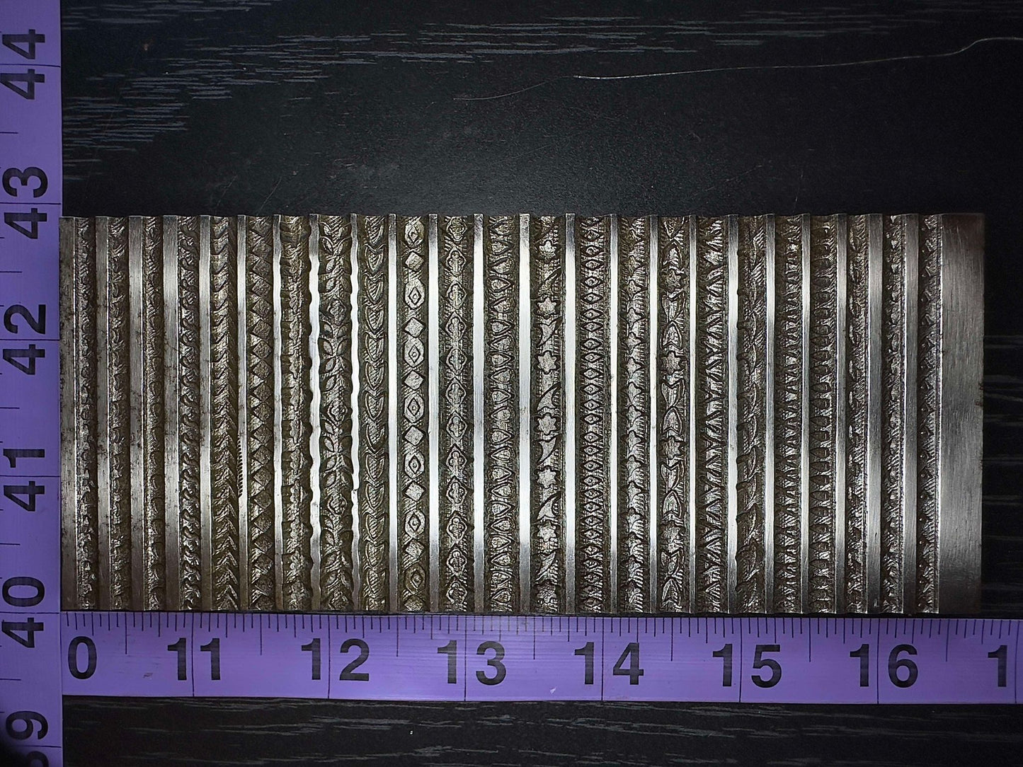 Multi channel, range of gauges wire die, steel plate. #3