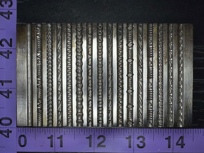 Multi channel, range of gauges wire die, steel plate. #6